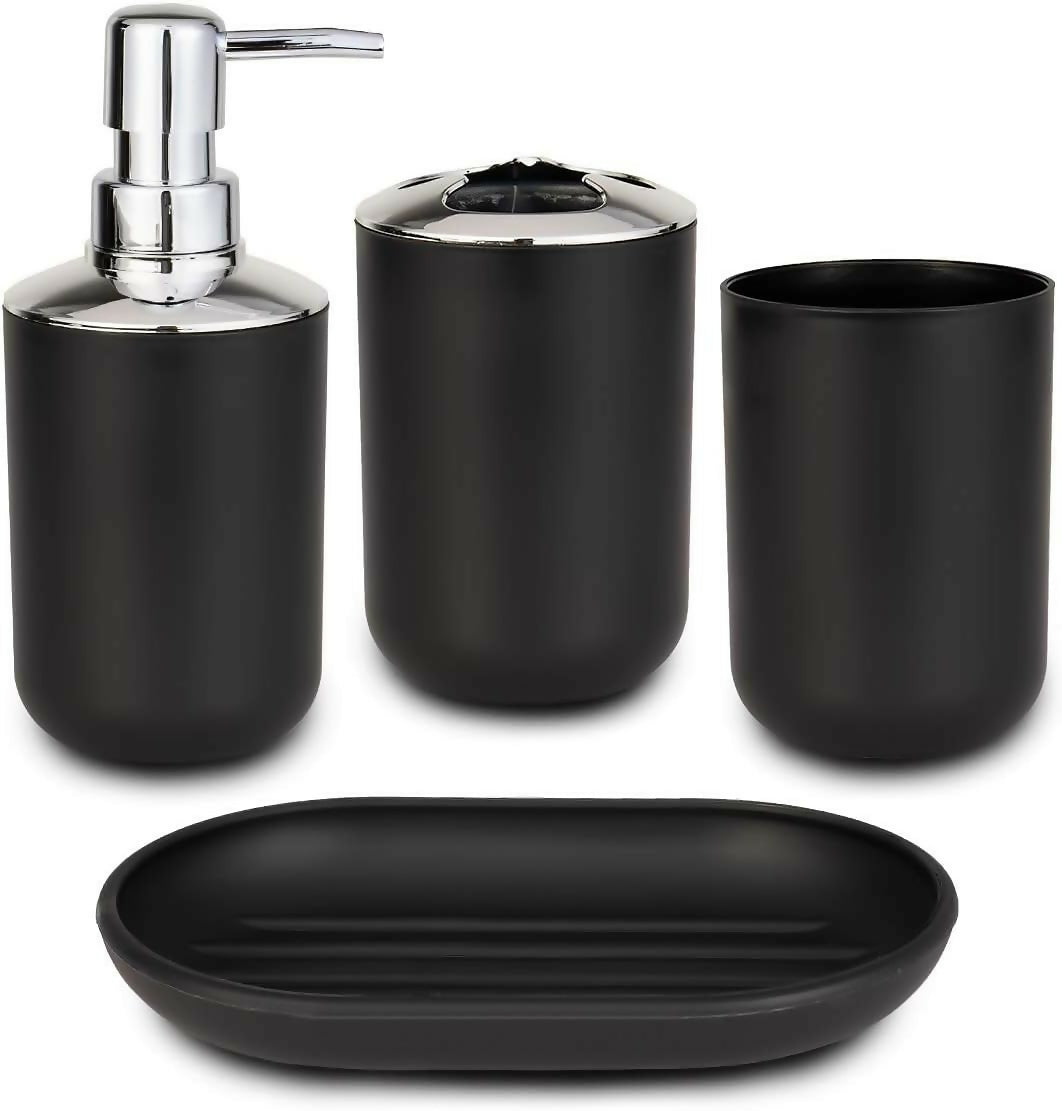 4-PCs-Wooden-Lid-Bath-Accessories-Set-1684Plain-Black-Apricot-1846