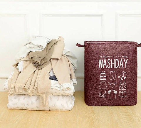 Eva-Collapsible-Laundry-Basket-Wash-Day-Maroon-Apricot-8282