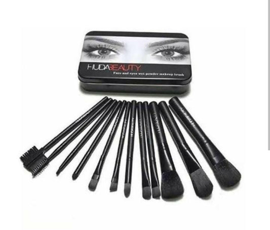 Huda Beauty Makeup Brushes 12pieces - ValueBox