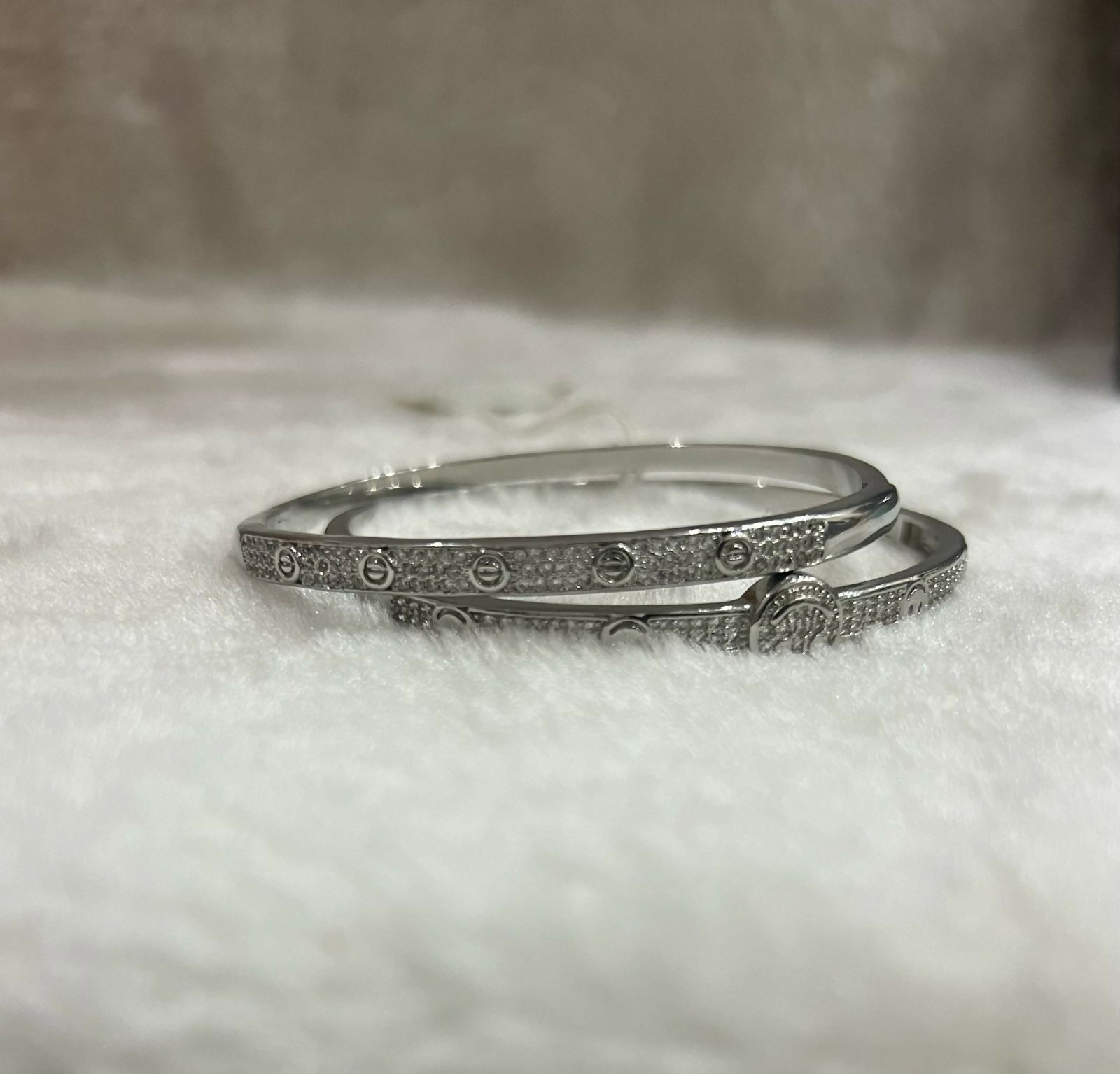 Shine Love set of 2 Stainless Steel Bracelet