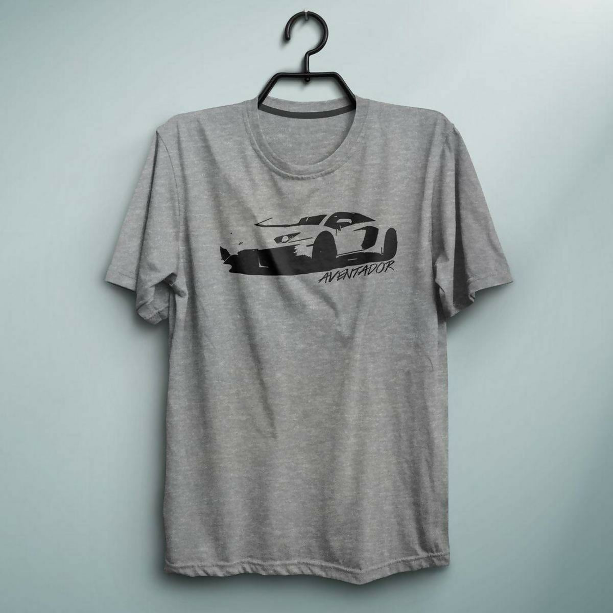 Khanani's AVENTADOR GRAY TEE Shirt - ValueBox