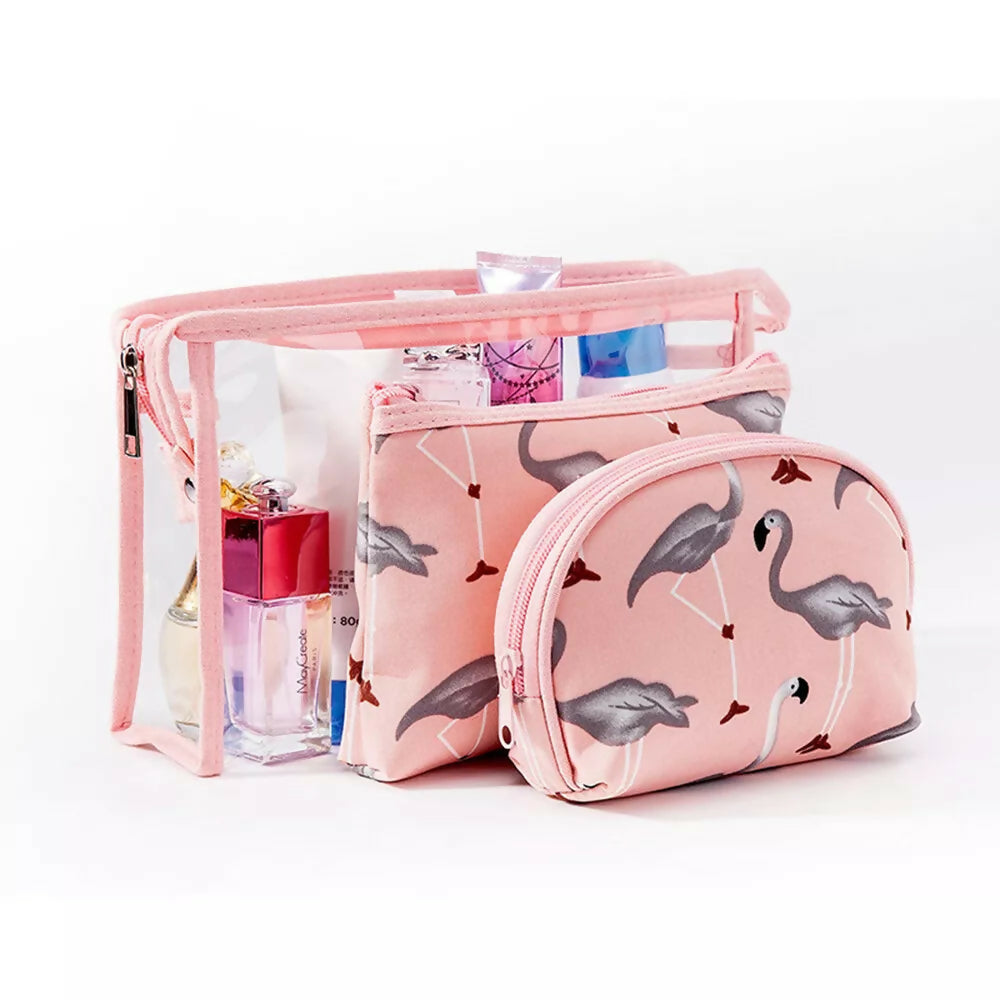 3Pcs-Waterproof-Portable-Makeup-Organizer-Bag-Flamingo-SA2405-112-Apricot-9916