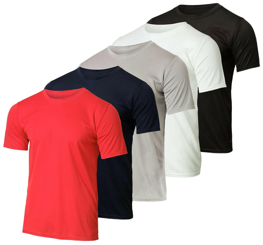 Khanani's T Shirt for Men Pack of 5 Basic Plain Tshirts for men Muticolor Cotton Export quality tshirt
