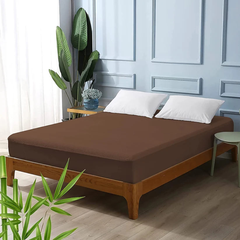 Terry-Waterproof-Mattress-Protector-Brown-Apricot-4723