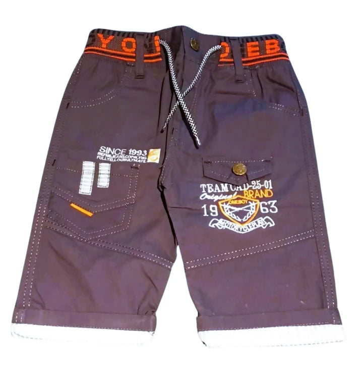 Boys Grey Shorts