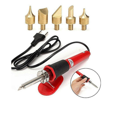 7PCs Stencil Cutter Professional Hobby Crafts Wood Burning Pen Kit Set Soldering Iron pencil Set - ValueBox