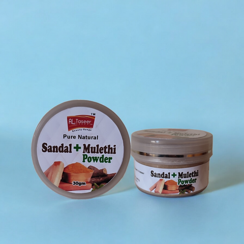 Sandal Plus Mulethi ( Licorice ) Powder 30gm - ValueBox