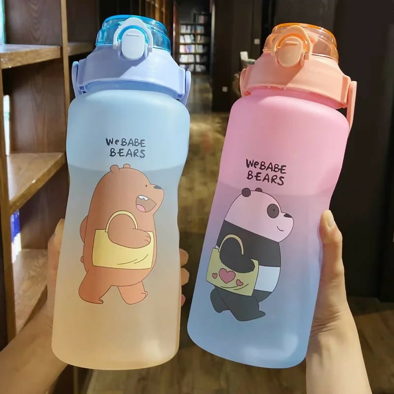 Premium-We-Babe-Bears-Water-Bottle-Pink-5470-2-Liters-Apricot-2429