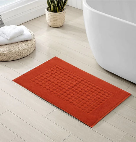 2Pcs-100-Cotton-Bath-Mat-Slush-Apricot-8732