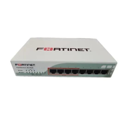 Fortinet FortiSwitch 80-PoE 8 Ports POE L2 SWITCH 8XGE RJ-45 4XPOE (Box Pack) - ValueBox