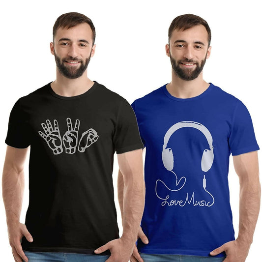 Khanani's Bundle of 2 Graphic Tshirts for men - ValueBox