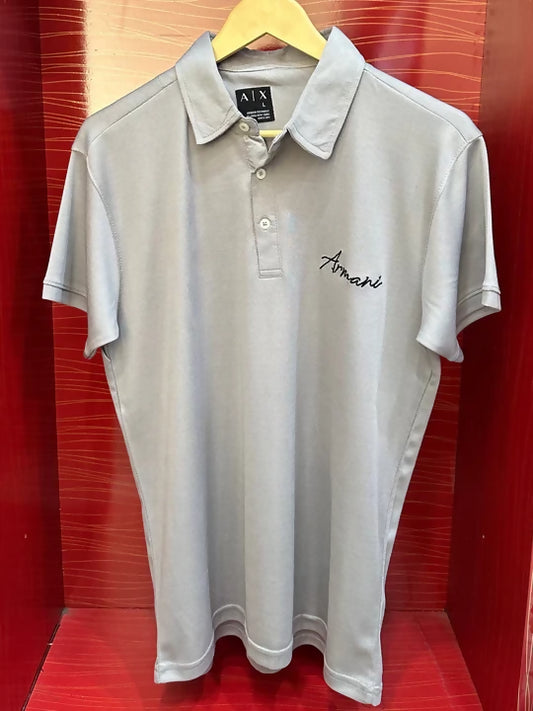 Grey Drifit Polo