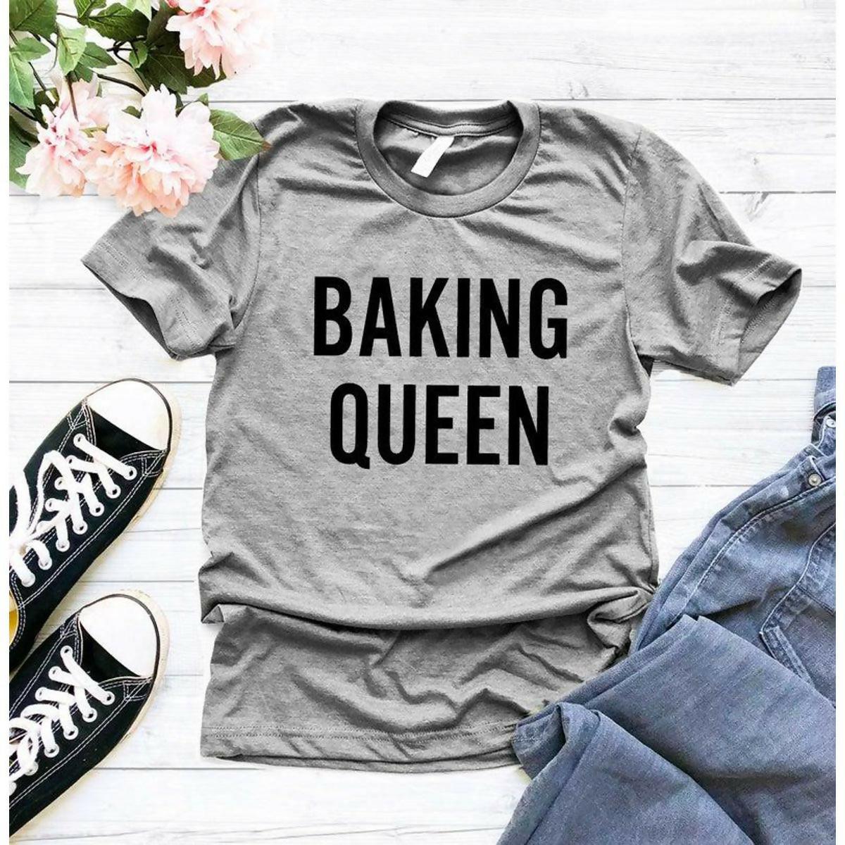 Baking Queen tshirt - baking shirt , mothers day gifts, mom birthday gifts, mom shirt, grandma shirt, gifts for mom, baking love - ValueBox