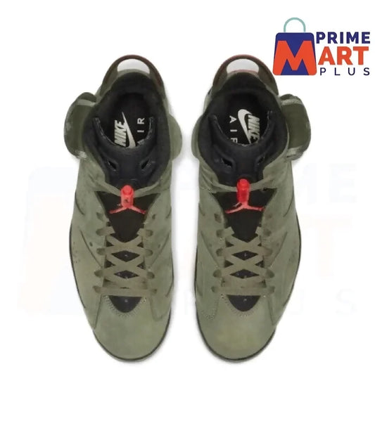 AIR JORDAN 6 TRAVIS SCOTT MEDIUM OLIVE (Replica)®