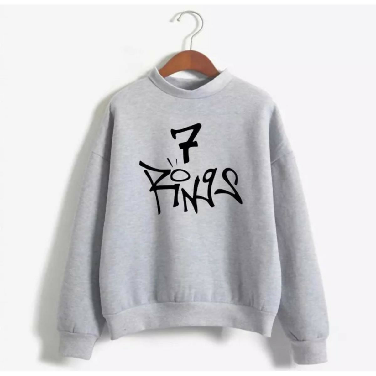 Khanani's Seven Rings Ariana Grande Sweatshirt for women - ValueBox