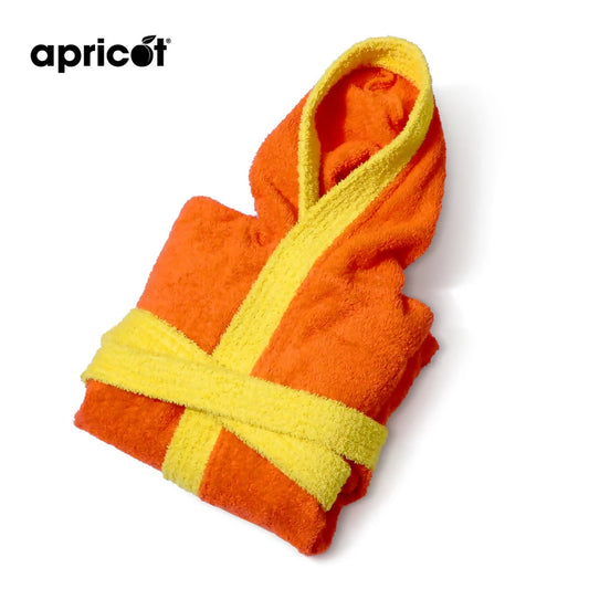 Cotton-Kid-s-Bathrobe-Orange-Over-Yellow-Apricot-8787