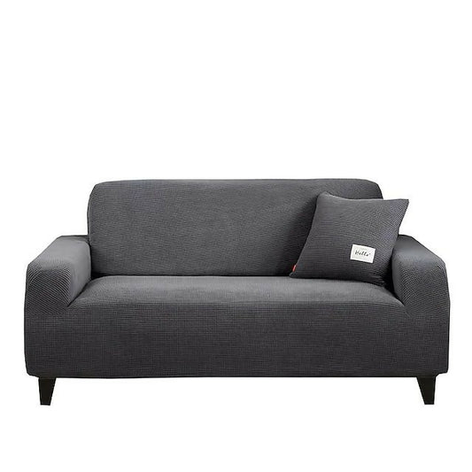 Fitted Micro Mesh Sofa Cover (Dark Grey Color) - ValueBox