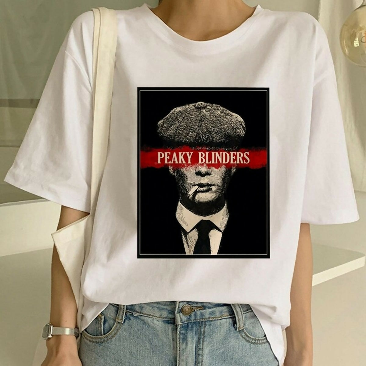 Khanani's Peaky blinders cotton o neck women t shirts - ValueBox