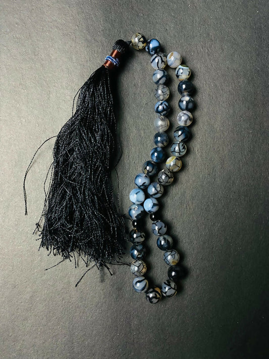 100% Shajri Aqeeq(33 beads tasbih)