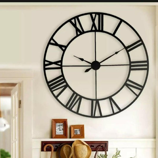 Roman Style Circular Wall Clock for Your Home decor