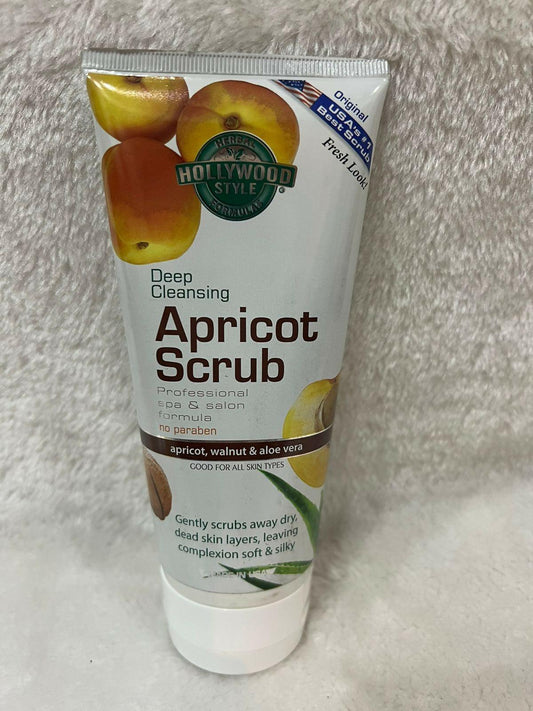 Hollywood Style Deep Cleansing Apricot Scrub 150ml - ValueBox