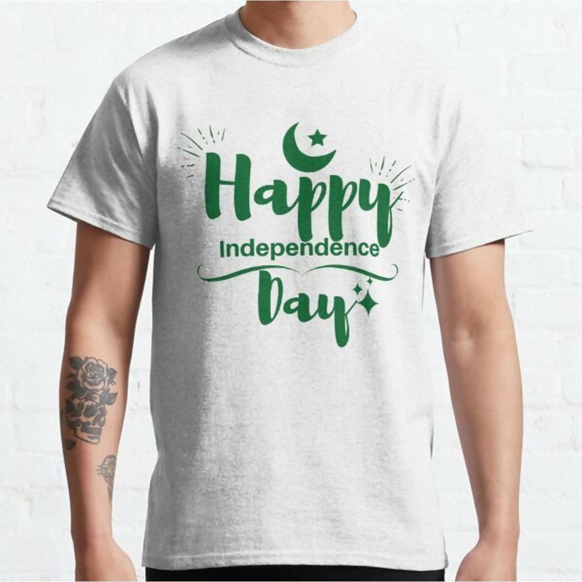 Khanani's Happy Independence Day tshirt for men - ValueBox