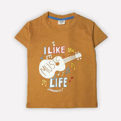 Mustard "I Like Life" T-Shirt - ValueBox