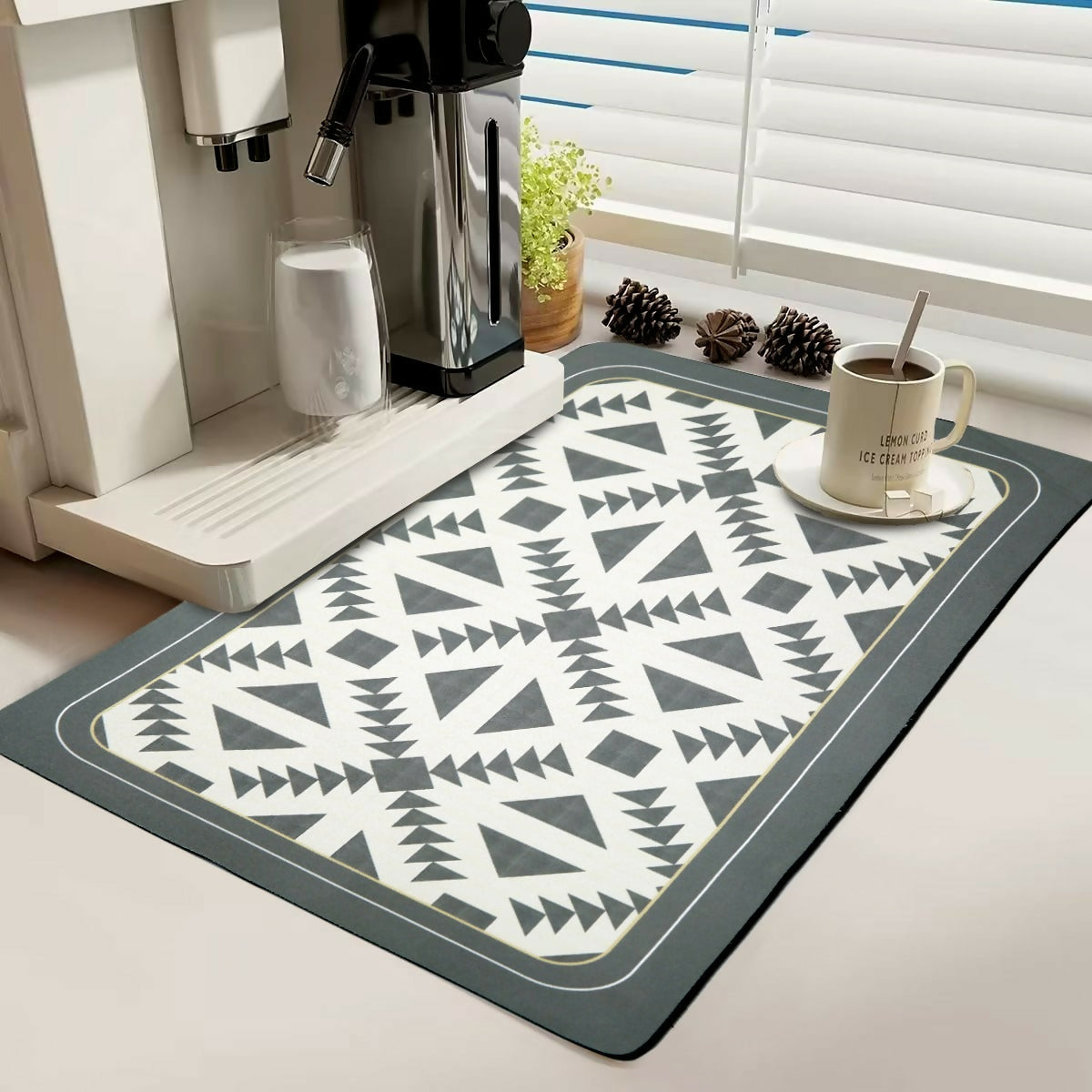 Anti-Slip-Dish-Drying-Mat-Grey-Geometric-5950-Apricot-4271