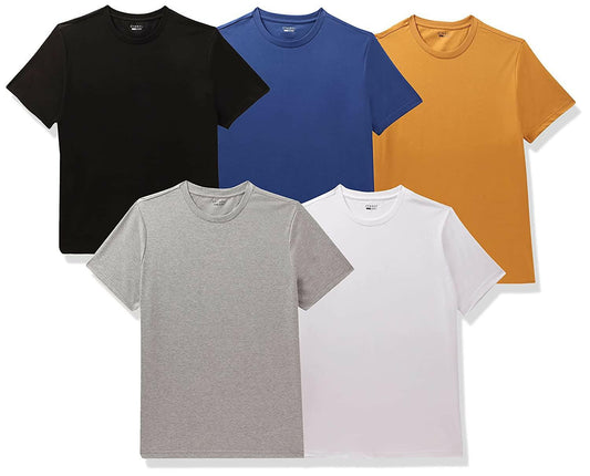 Khanani's T Shirt for men multi color pack of 5 tshirts - ValueBox