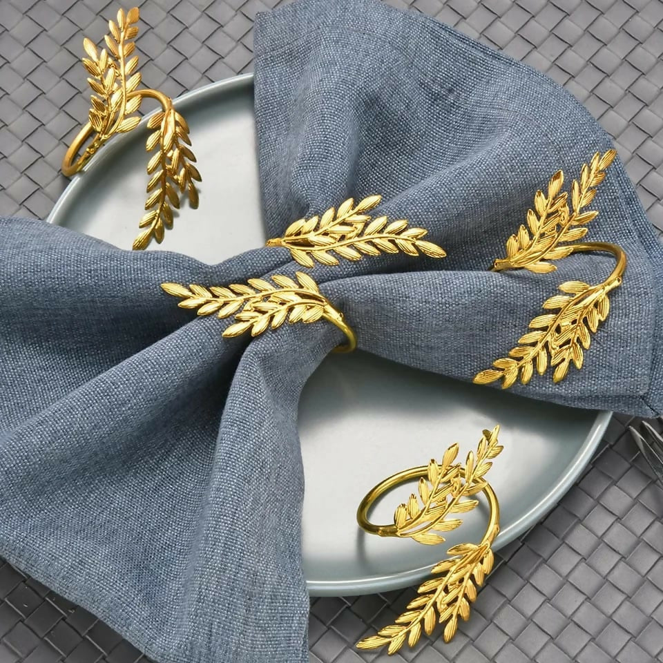 Napkin-Holder-Rings-Wheat-leaves-Golden-Apricot-3101