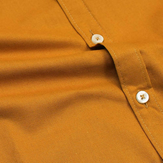 Mustard Plain Shirt