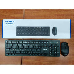 Hyundai HY-NMK210 Wireless Keyboard and Mouse Combo: Smooth Keys for Home and Office Use - ValueBox