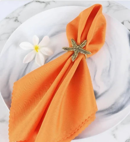 Napkin-Holder-Rings-StarFish-Gold-Apricot-1569