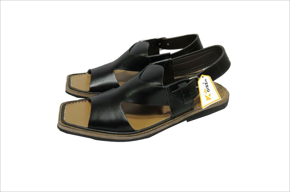 Panjadar Kohati Chappal Black