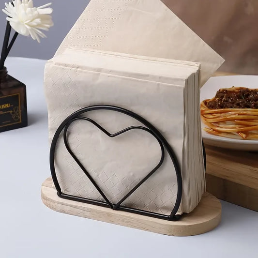 Metallic-Napkins-Tissue-Holder-Heart-SA2405-98-Apricot-6672