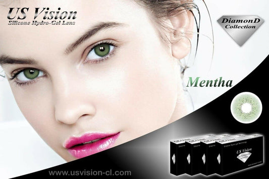 US Vision MENTHA Color lens Diamond Collection Mentha Eye Sight Lenses - ValueBox