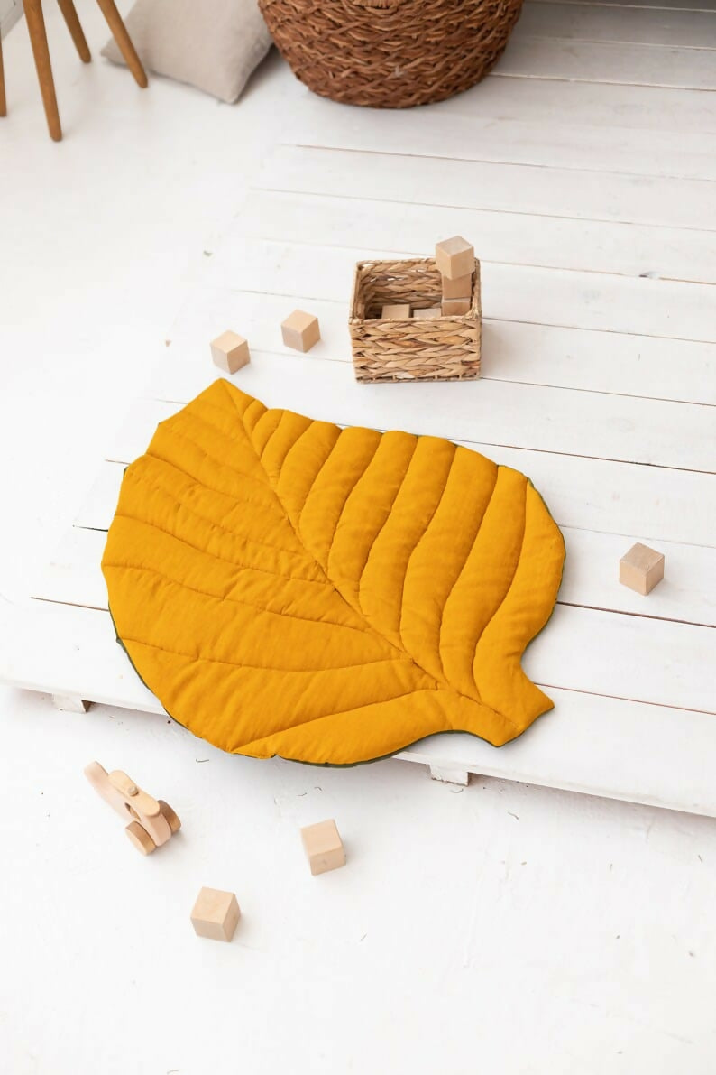 Cotton Baby Leaf/ Playing Mat