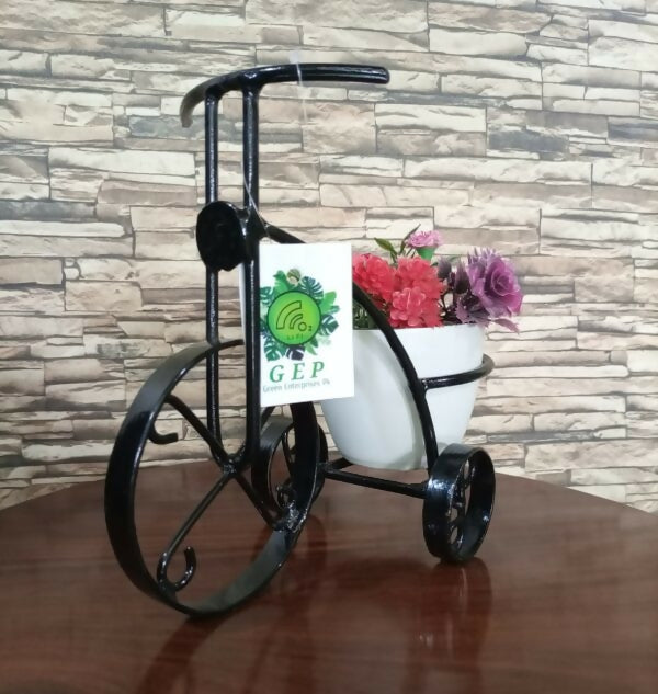 GEP Tricycle Table Pot Antique Interior Décor Item for Home