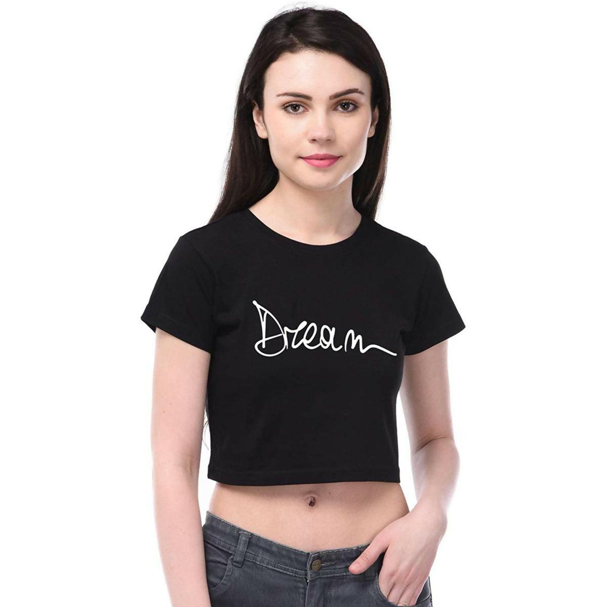 Khanani's Dream half sleeves summer crop tees for women - ValueBox