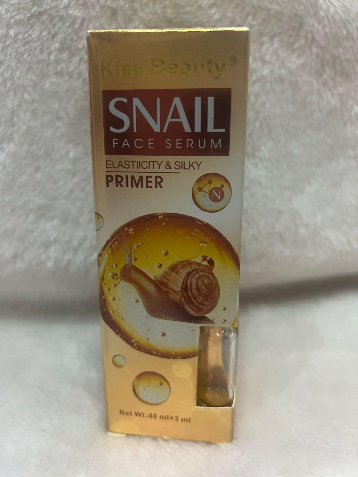 Kiss Beauty Snail Serum Elasticity & Silky Primer - ValueBox