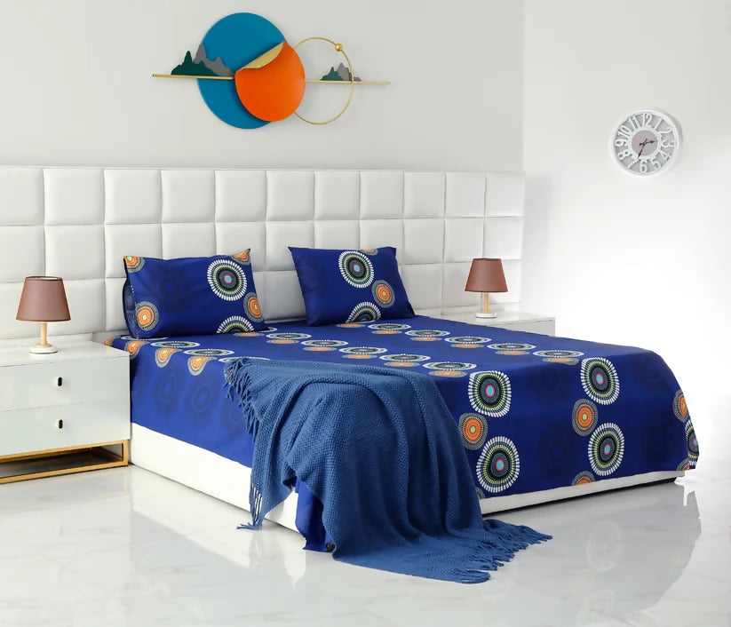 3-PCs-Double-Bed-Sheet-DB208-Apricot-508