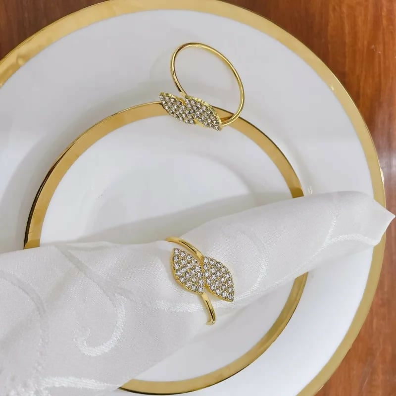 Napkin-Holder-Rings-Golden-Dual-Leaf-Apricot-7774