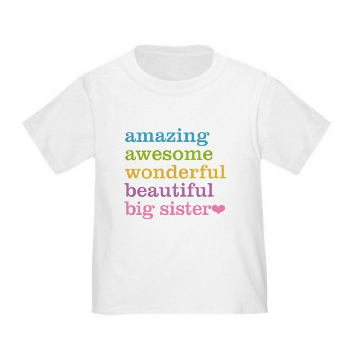 KHANANIS Big Sister tshirts printed tees for kids - ValueBox