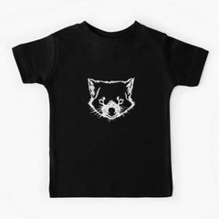 Khanani's Cute printed black summer tshirts for kids - ValueBox