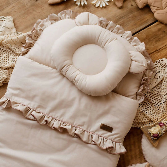 Cotton Baby Sleeping Bag-beige