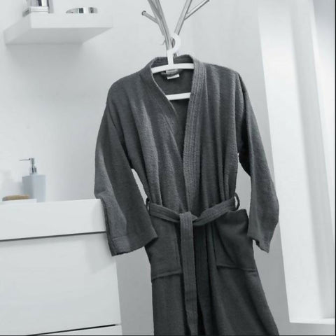 Cotton-Bathrobe-Charcoal-Grey-Apricot-490