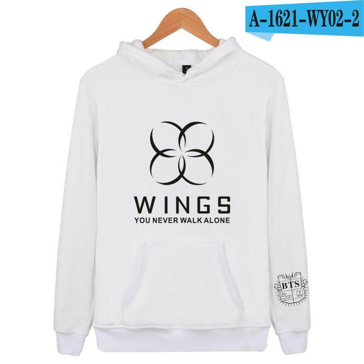 Khanani's WINGS kpop pullover hooded hoodies for men women - ValueBox