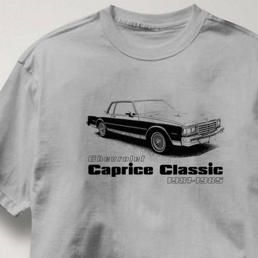 Khanani's Chevy Caprice Classic 1981-1985 Chevrolet Car Auto T Shirt Tee - ValueBox