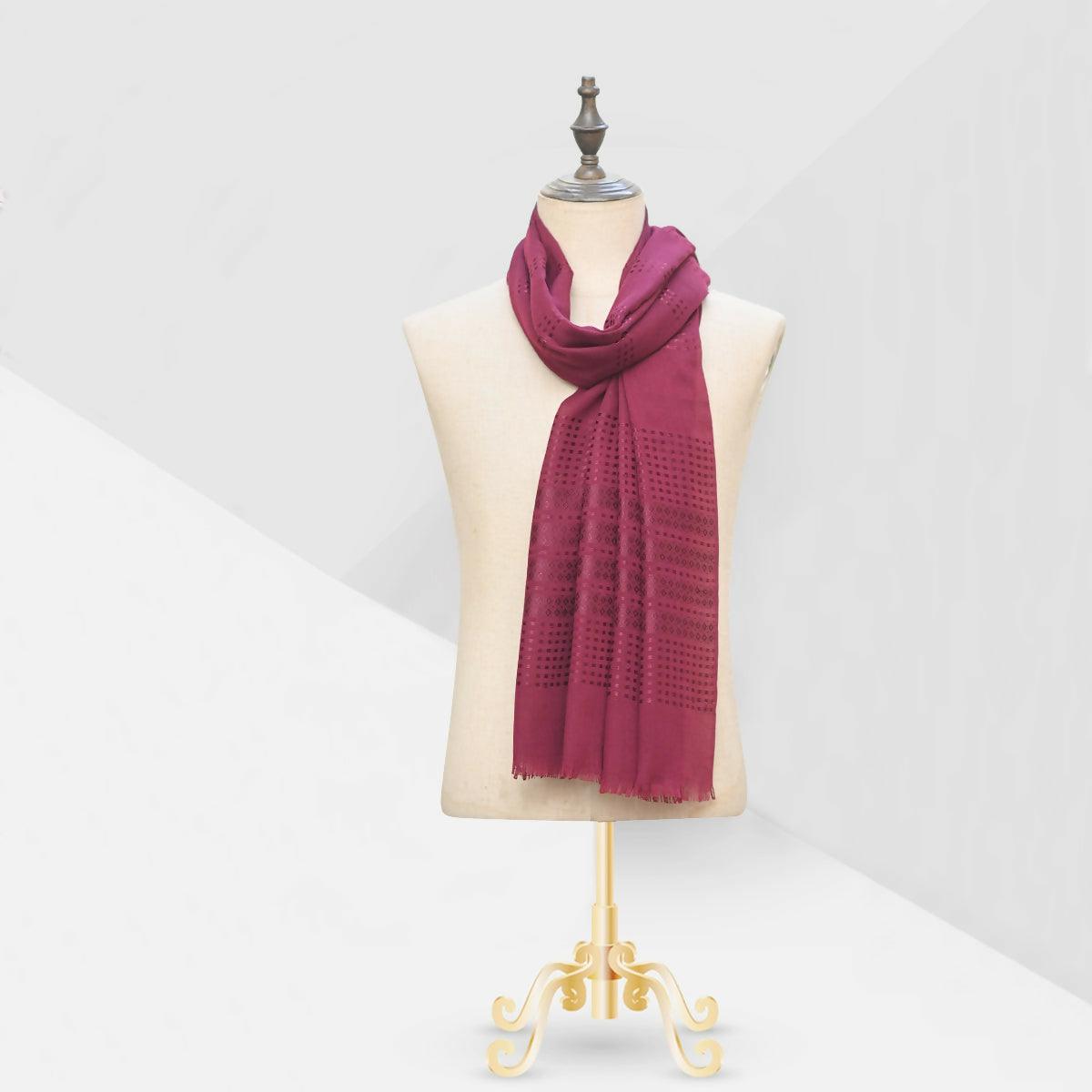 Classic Maroon Scarf - ValueBox