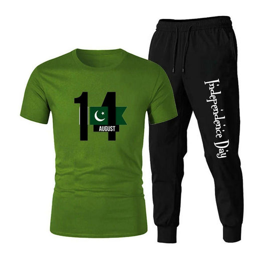 Khanani's Independence day tshirts trouser set for men and women Vol 2 - ValueBox